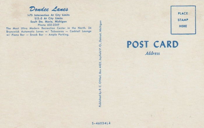 Dondee Lanes - Old Postcard